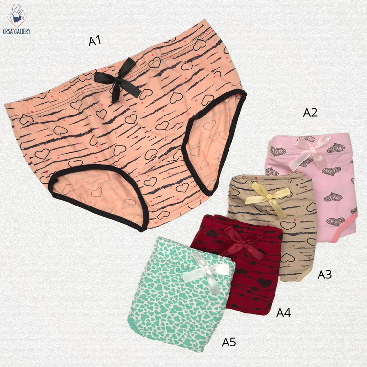 شورت نخی فانتزی عروسکی طرح قلب کد 1244