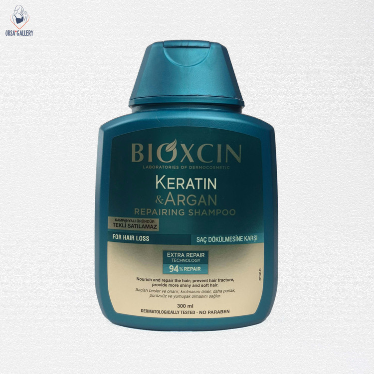 شامپو ضد ریزش کراتین و آرگان بیوکسین / BIOXCIN