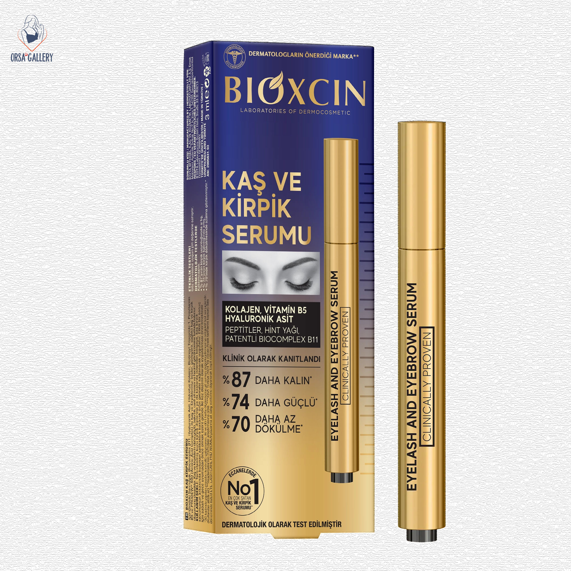 سرم تقویت کننده مژه و ابرو بیوکسین / BIOXCIN