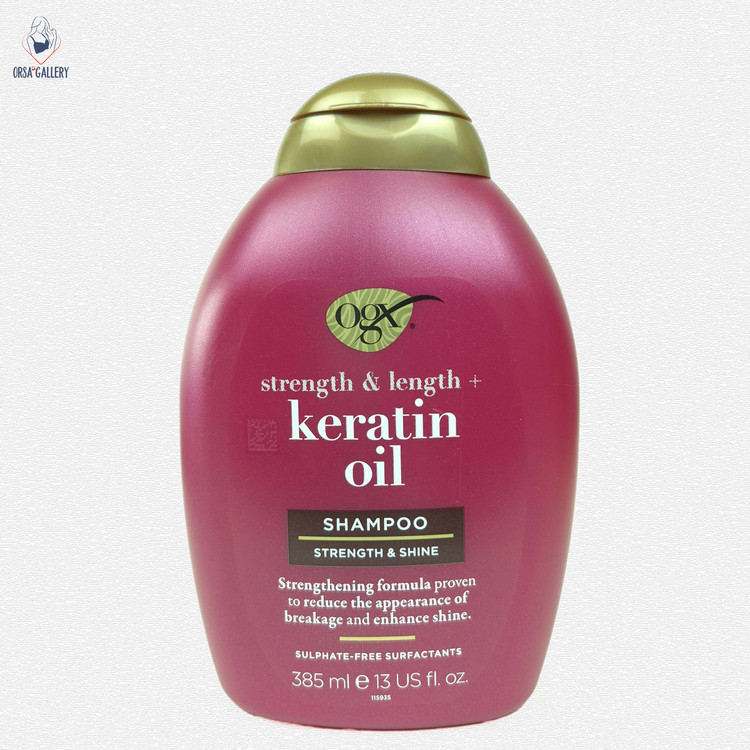 شامپو فاقد سولفات ترمیم کننده روغن کراتین او جی ایکس / OGX