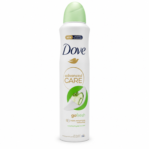 اسپری بدن داو با رایحه خیار و چای سبز (انگلیسی) 250ml