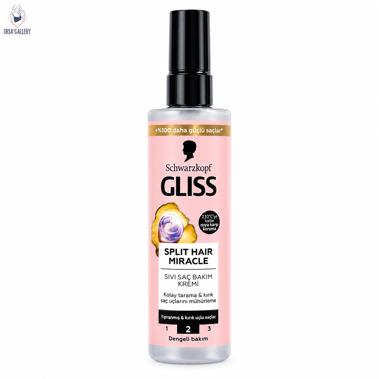 اسپری دو فاز ترمیم کننده Split Hair Miracle گلیس