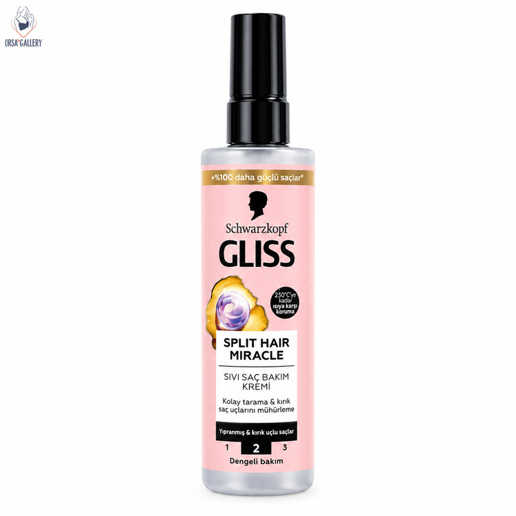 اسپری دو فاز ترمیم کننده Split Hair Miracle گلیس