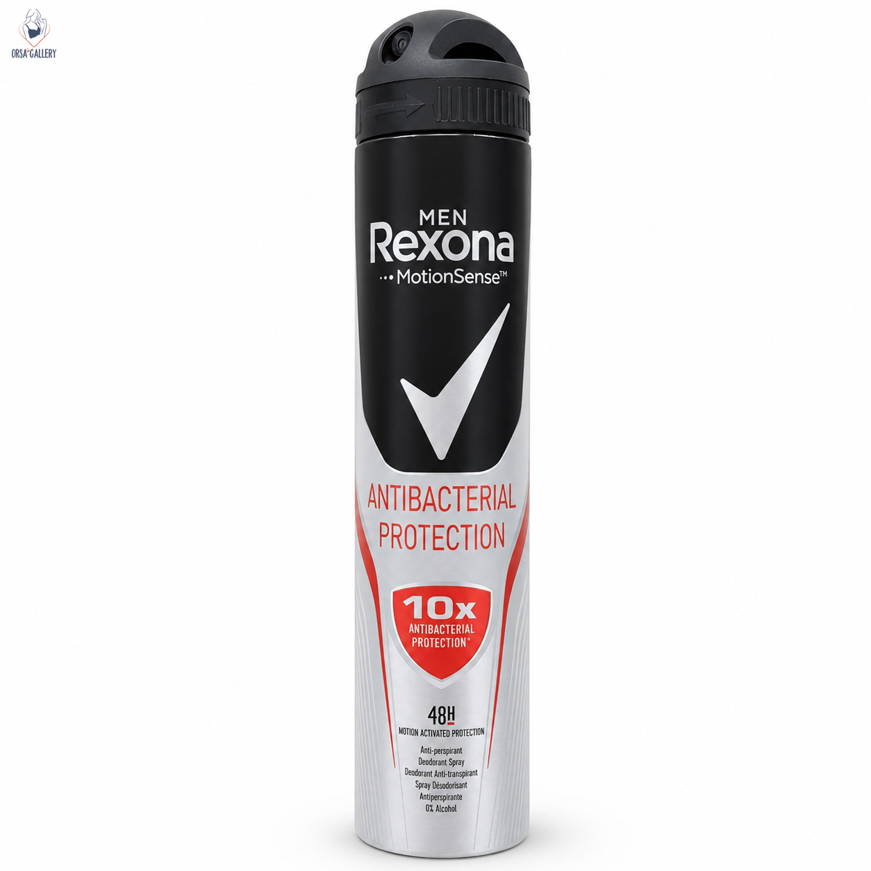 اسپری ضد تعریق مردانه رکسونا AntiBacterial Protection حجم 200میل
