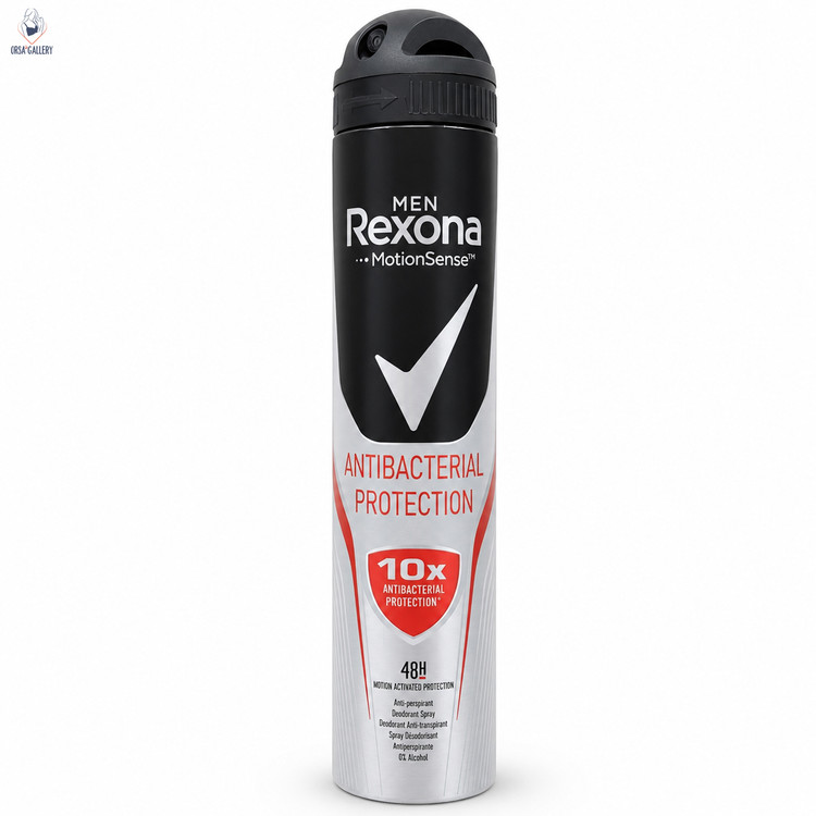 اسپری ضد تعریق مردانه رکسونا AntiBacterial Protection حجم 200میل