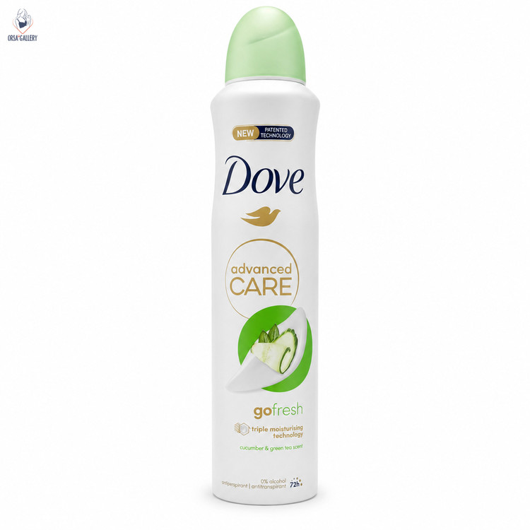 اسپری بدن داو با رایحه خیار و چای سبز (انگلیسی) 250ml