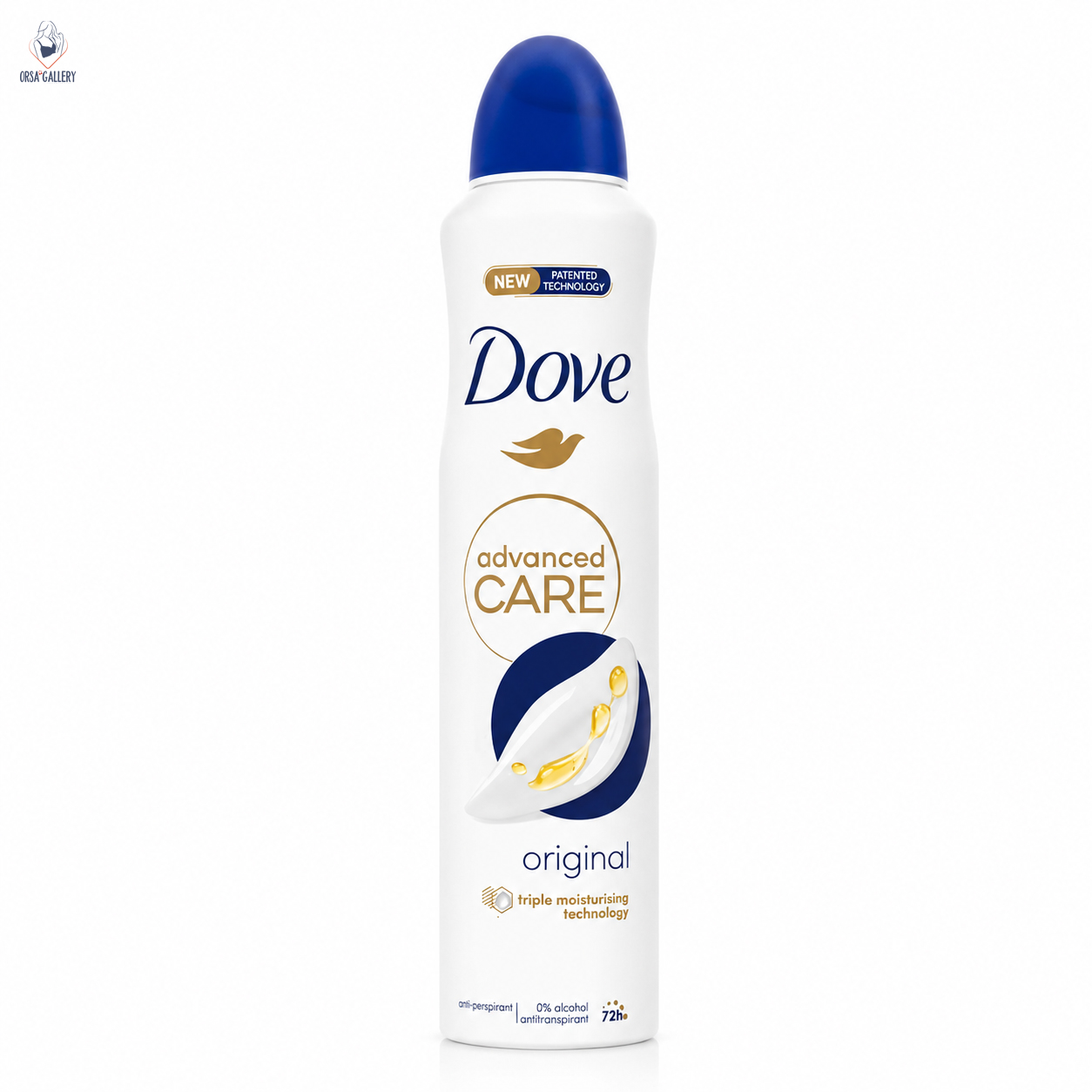 اسپری بدن داو شیری مدل Original (انگلیسی) حجم 250ml
