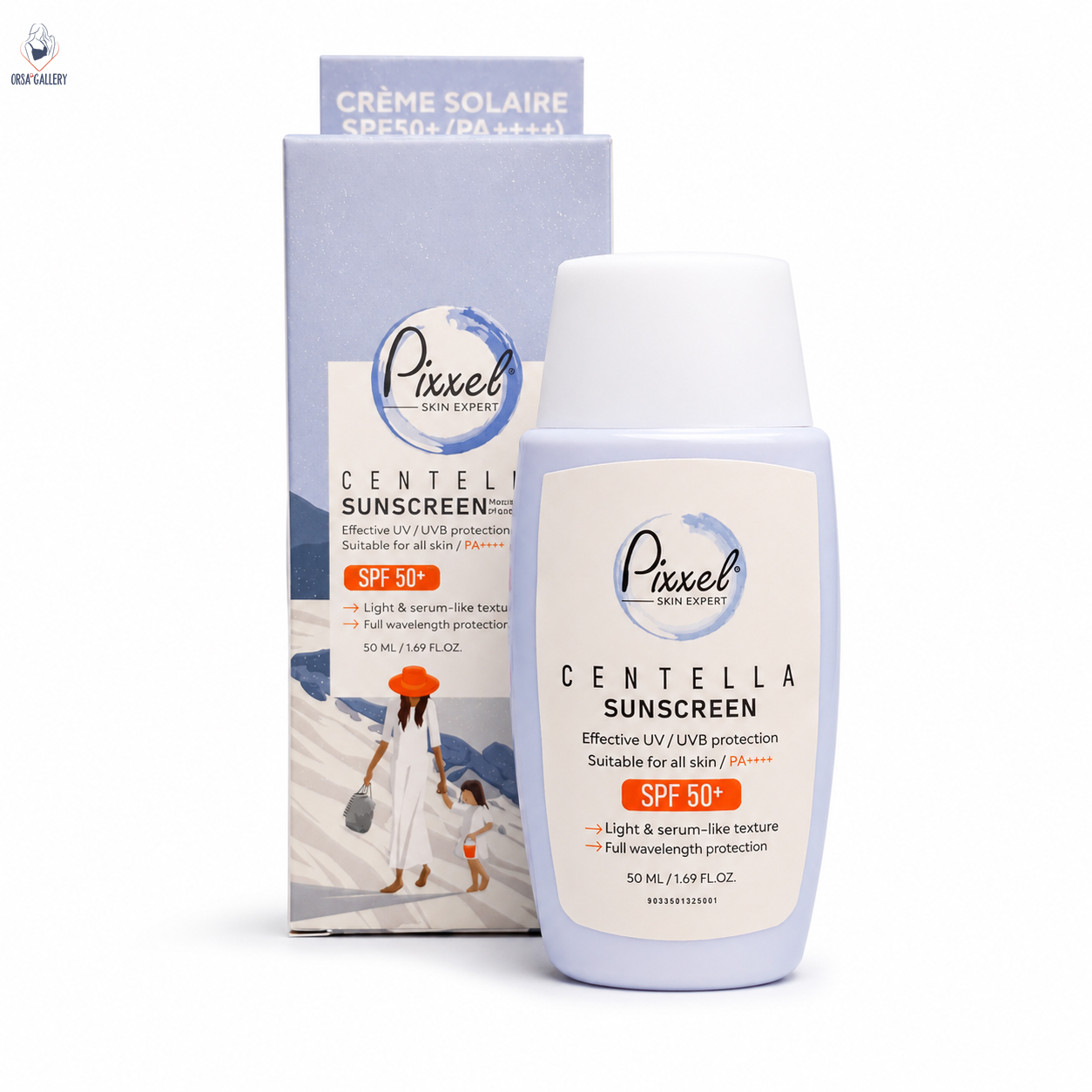 کرم ضد آفتاب سنتلا +SPF50 پیکسل