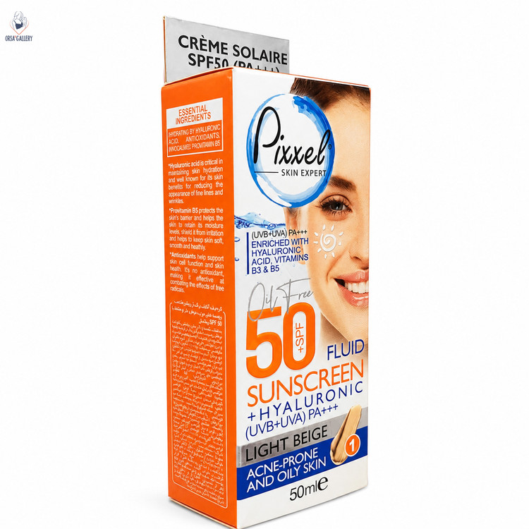 کرم ضد آفتاب رنگی پوست چرب +SPF50 پیکسل (2 رنگ)