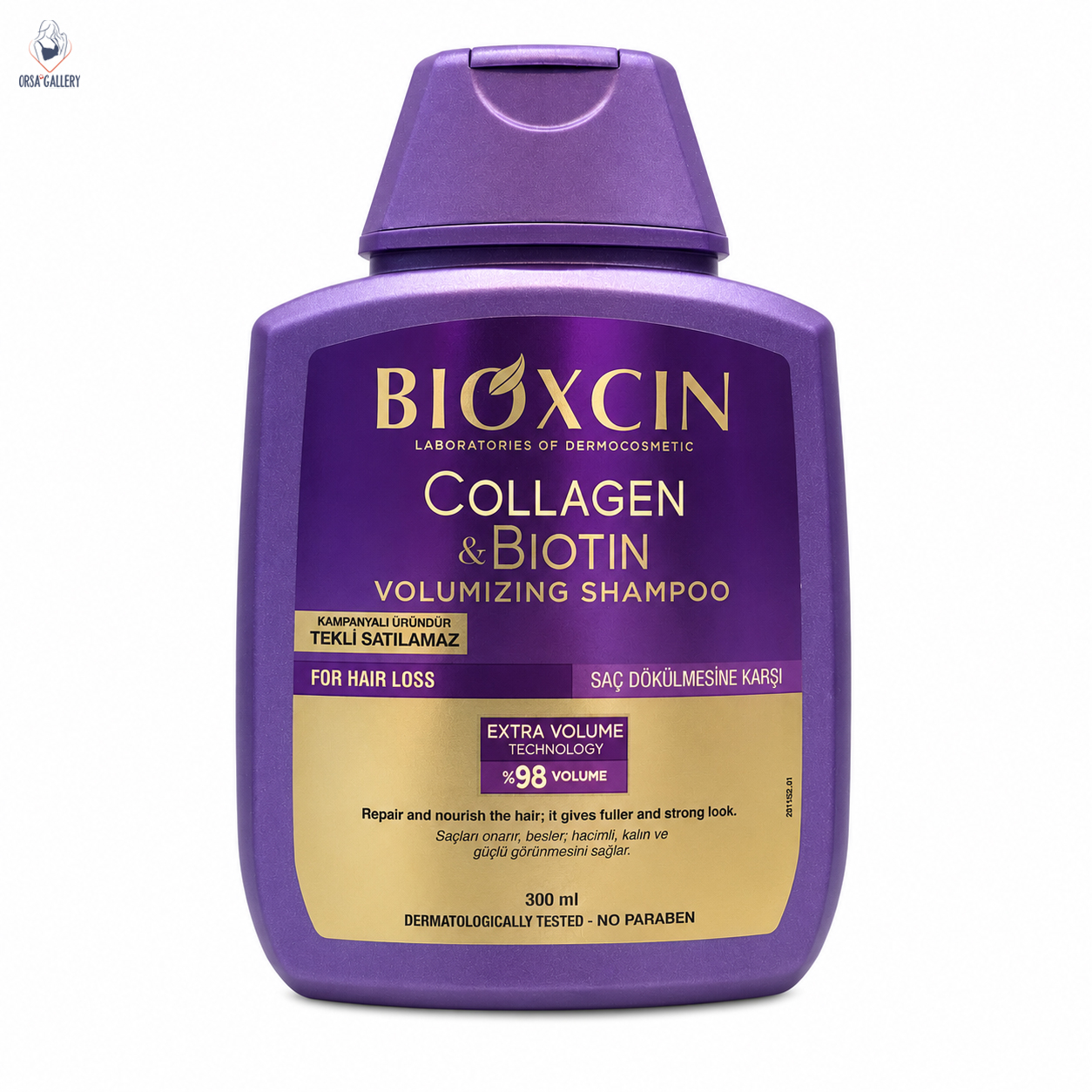 شامپو ضد ریزش و حجم دهنده کلاژن و بیوتین بیوکسین / BIOXCIN
