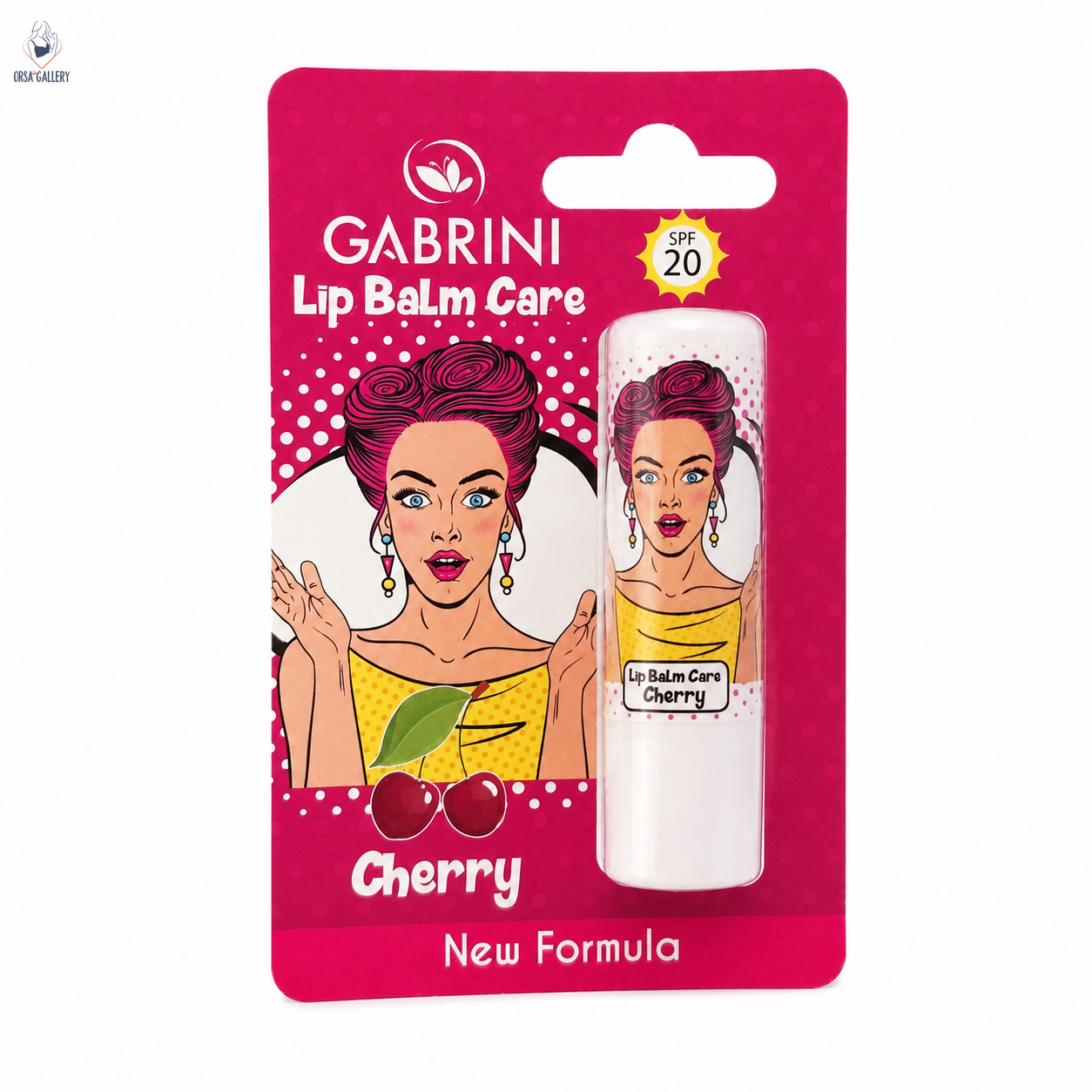بالم لب گیلاس SPF20 گابرینی