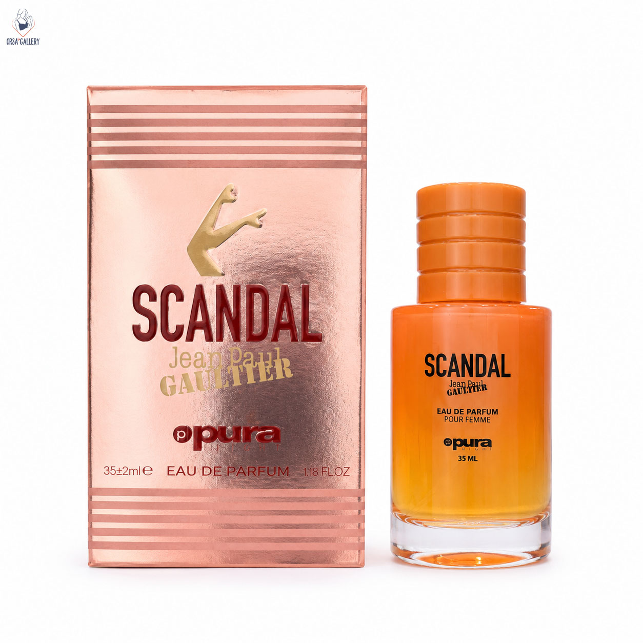 ادکلن (ادوپرفیوم) زنانه رایحه Scandal پورا لایت 35 میل