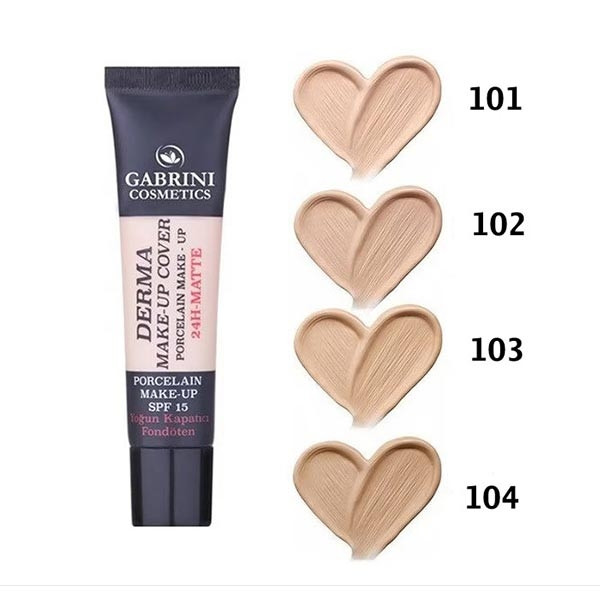 کرم پودر مات گابرینی مدل Derma حجم 40 میل