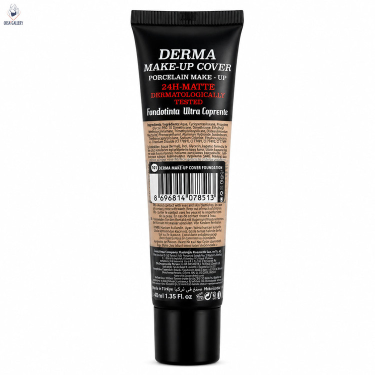 کرم پودر مات گابرینی مدل Derma حجم 40 میل