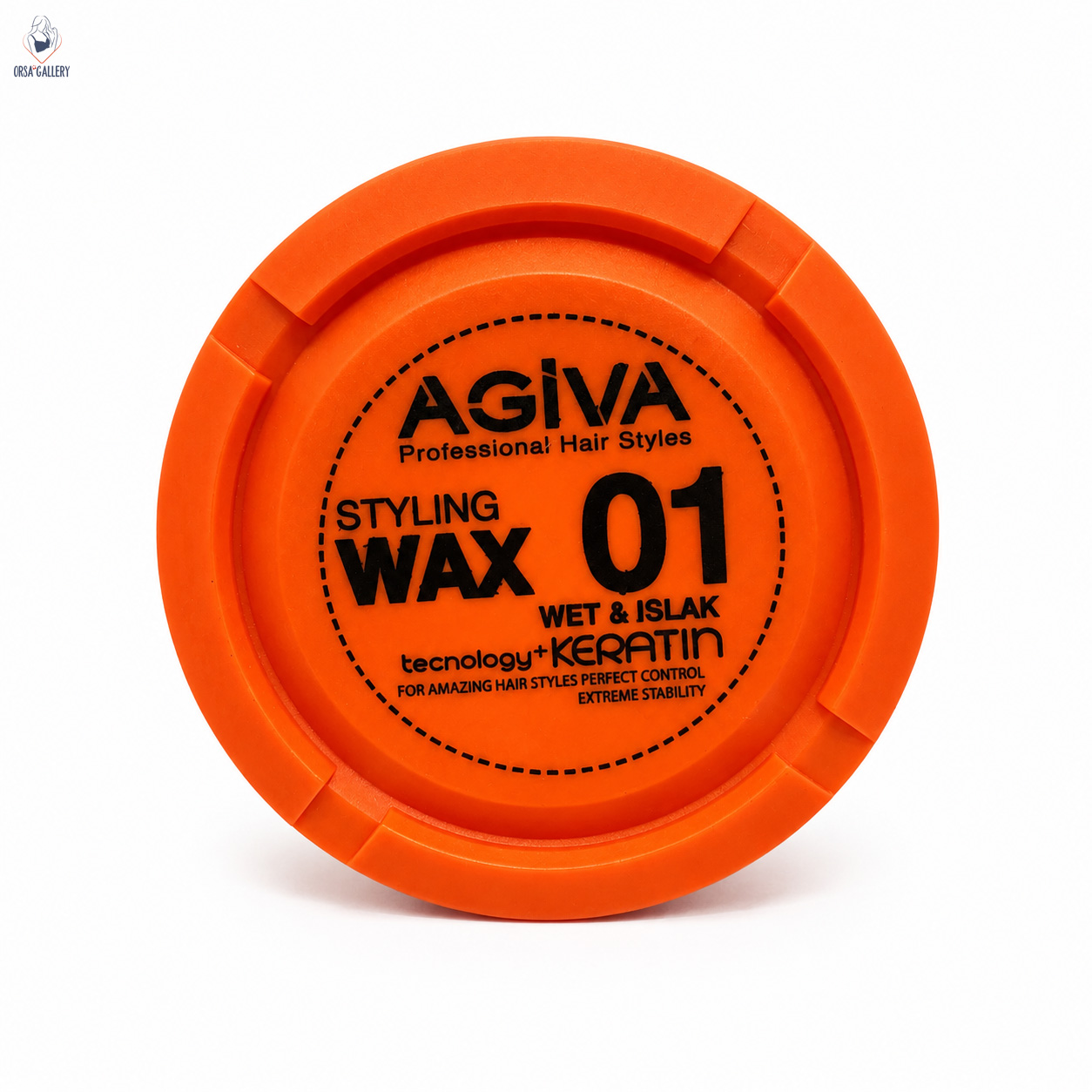 واکس مو نارنجی آگیوا مدل Styling Wax 01 حجم 175 میل