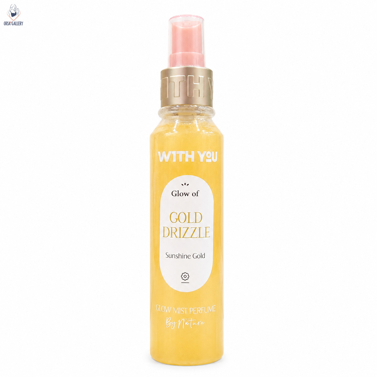 بادی پرفیوم زنانه شاین دار Gold Drizzle ویت یو حجم 150 میل