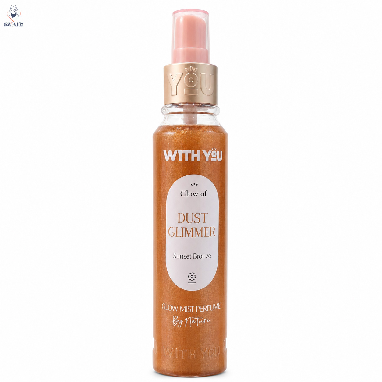 بادی پرفیوم زنانه شاین دار Dust Glimmer ویت یو حجم 150 میل